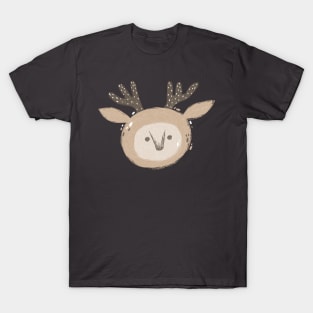 Cute Deer Face T-Shirt